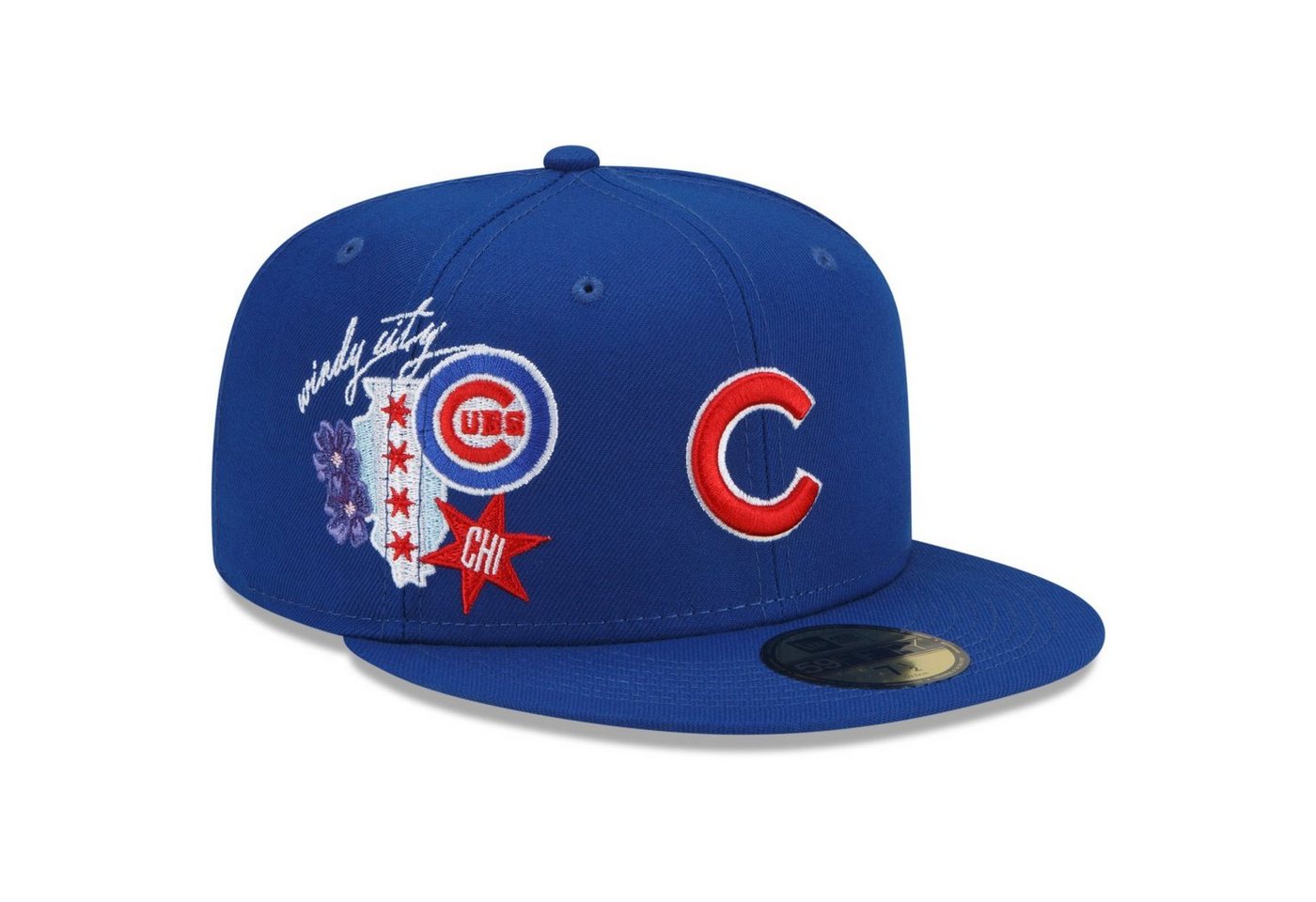 New Era Fitted Cap 59Fifty CITY CLUSTER Chicago Cubs von New Era