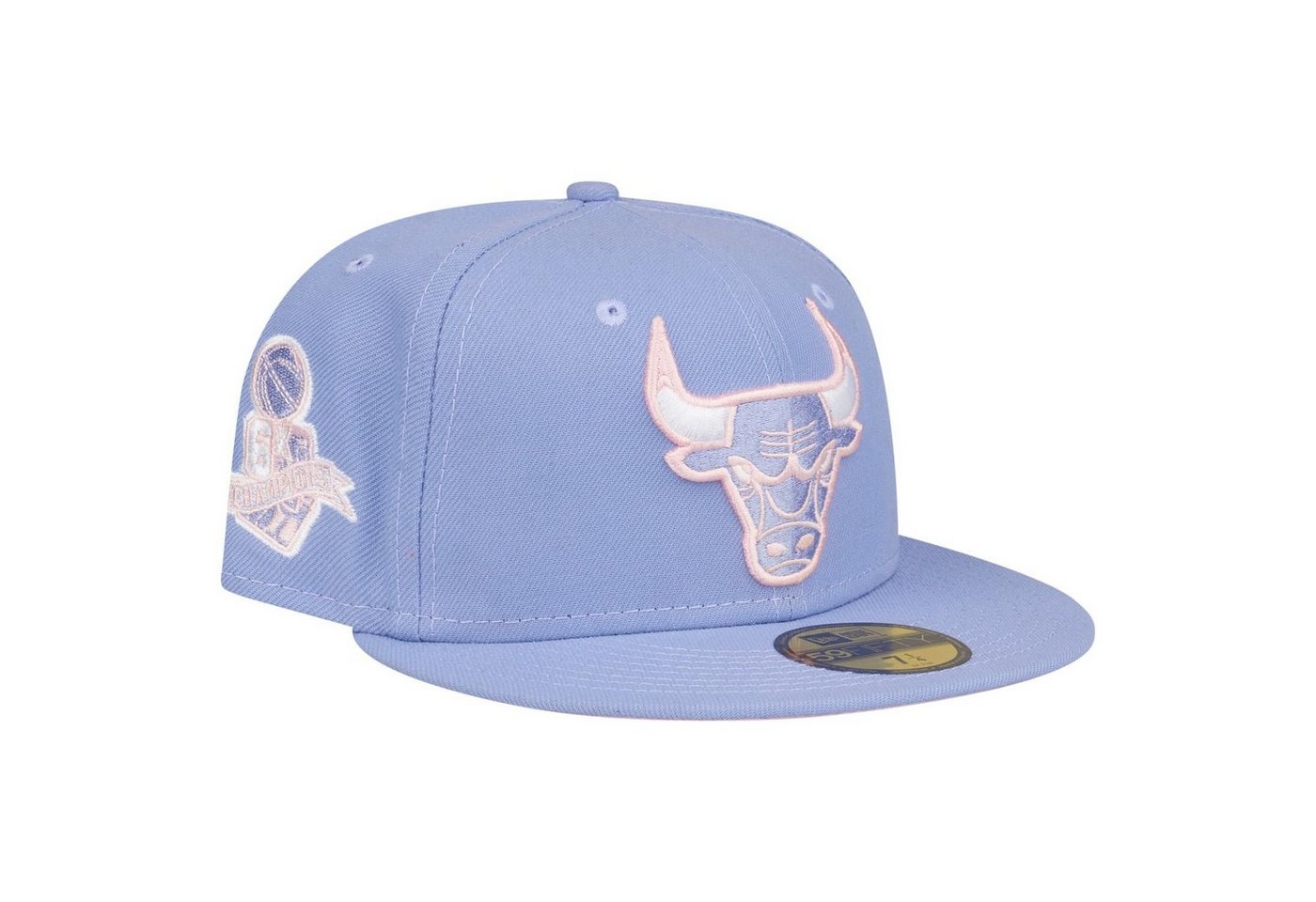 New Era Fitted Cap 59Fifty Chicago Bulls lavendel von New Era