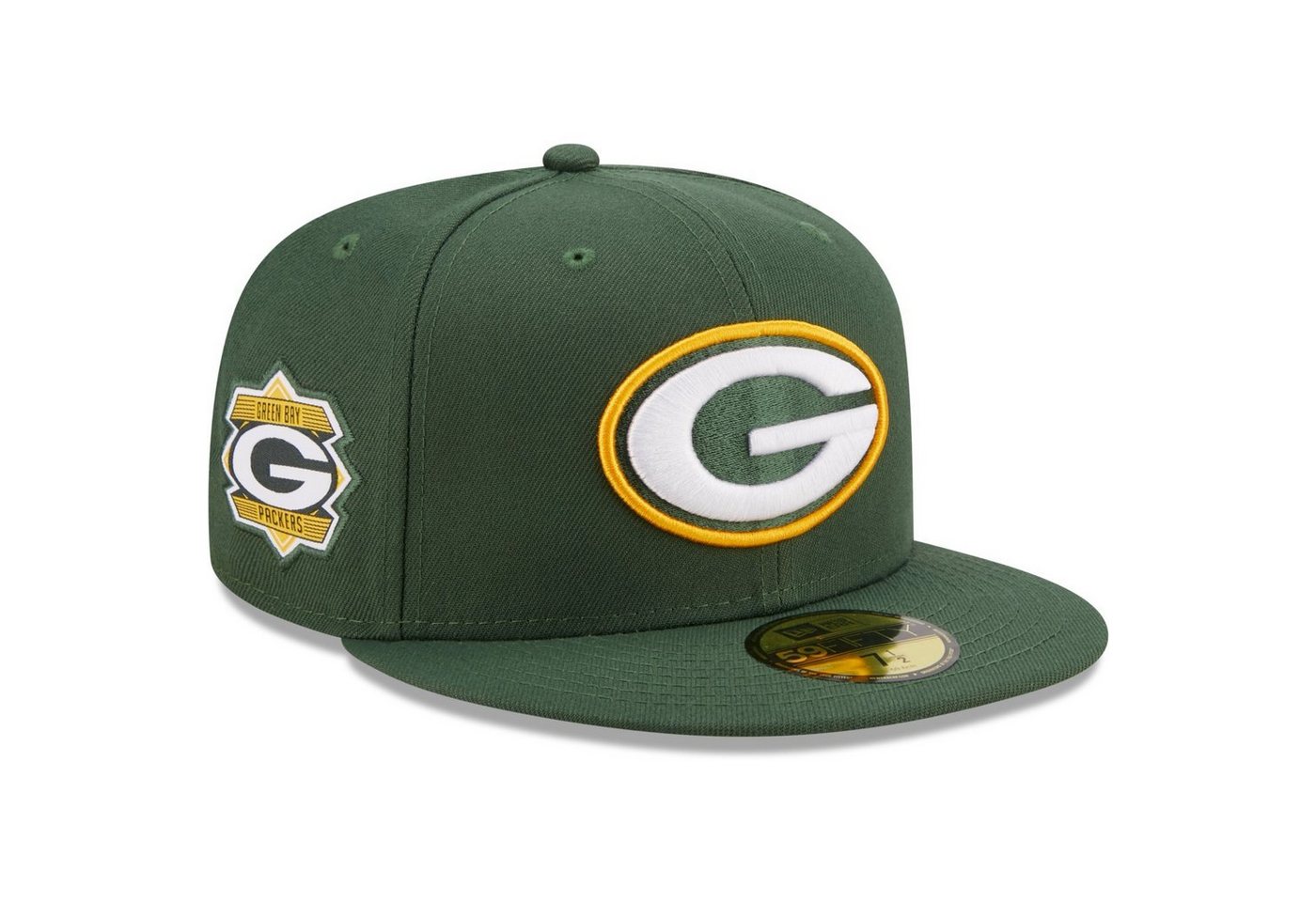 New Era Fitted Cap 59Fifty SIDE PATCH Green Bay Packers von New Era
