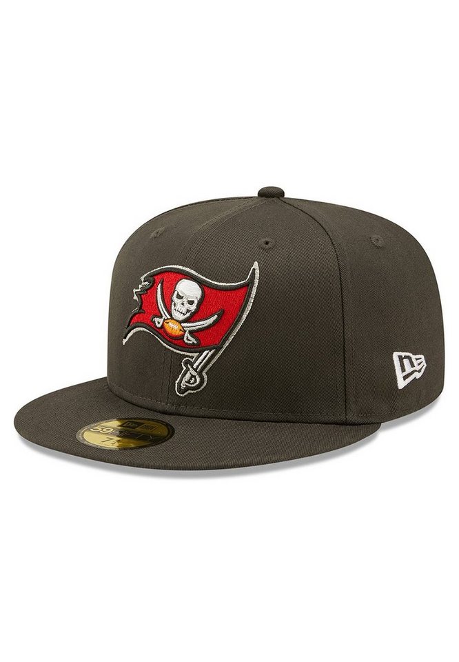 New Era Fitted Cap New Side Patch 59Fifty TAMPA BAY BUCCANEERS Grau Charcoal von New Era