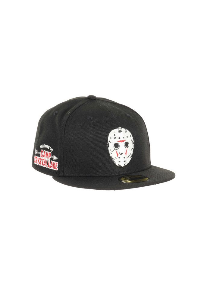 New Era Flat Cap Freitag der 13. Jason Maske Camp Crystal Lake Schwarz 59Fifty Basecap (1-St) von New Era