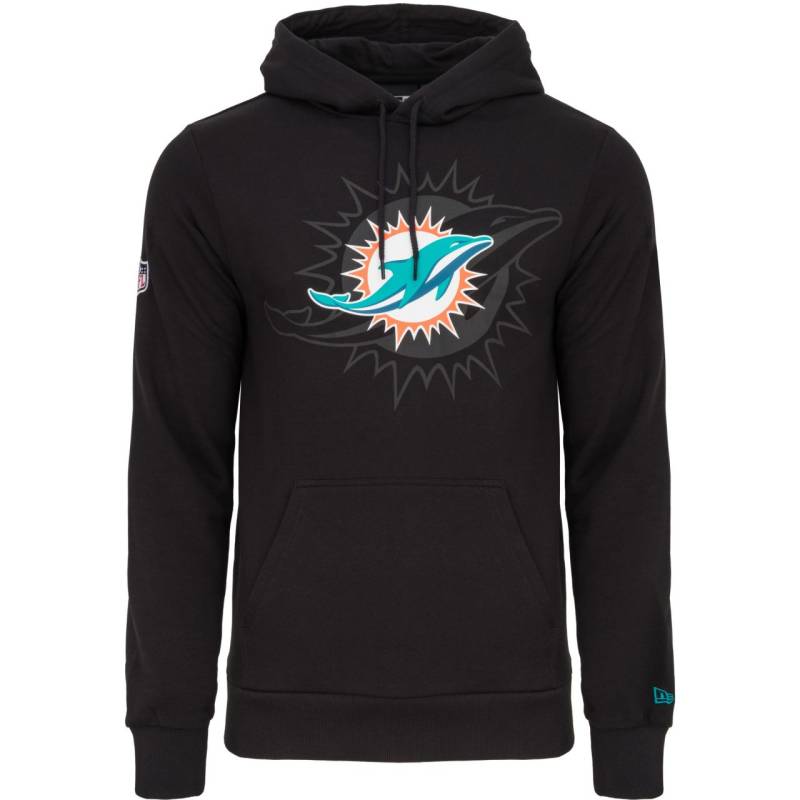 New Era Fleece Hoody - NFL Miami Dolphins 2.0 schwarz von New Era