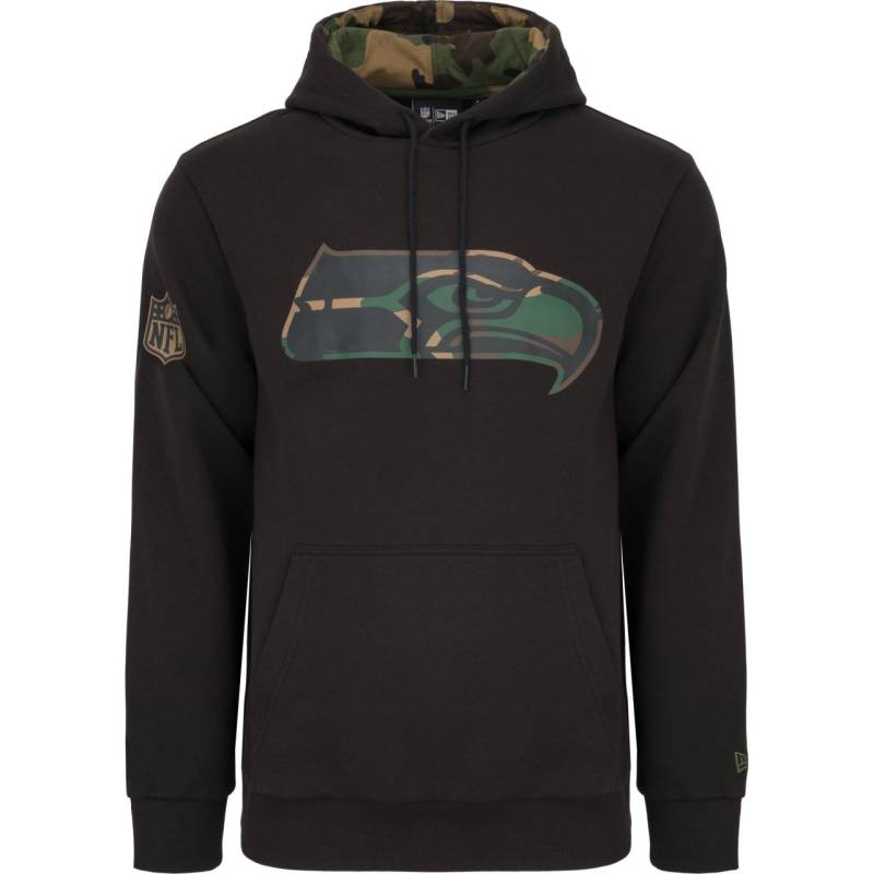New Era Fleece Hoody - NFL Seattle Seahawks schwarz von New Era