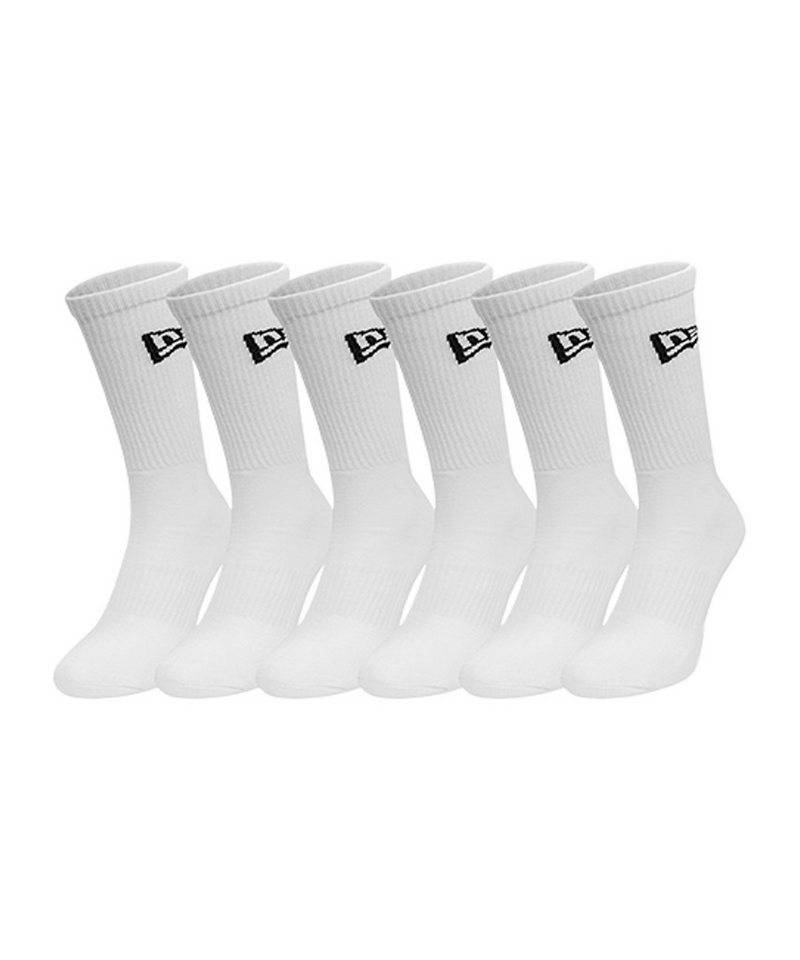 New Era Freizeitsocken New Era Flag Ankle 3Pk Socken Weiß Freizeitsocken Baumwolle von New Era