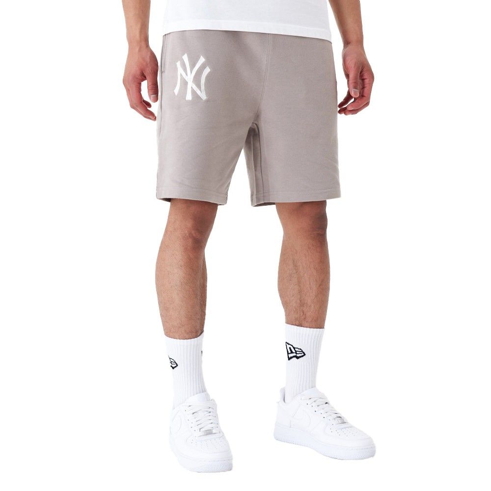 New Era French Terry Shorts New York Yankees ash brown von New Era