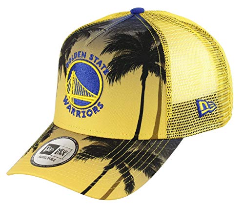 New Era Golden State Warriors NBA Palm Tree A-Frame Trucker Cap - One-Size von New Era