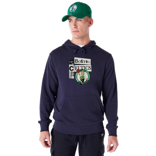 New Era Graphic Boston Celtics Hoodie Herren Kapuzenpullover Navy M von New Era