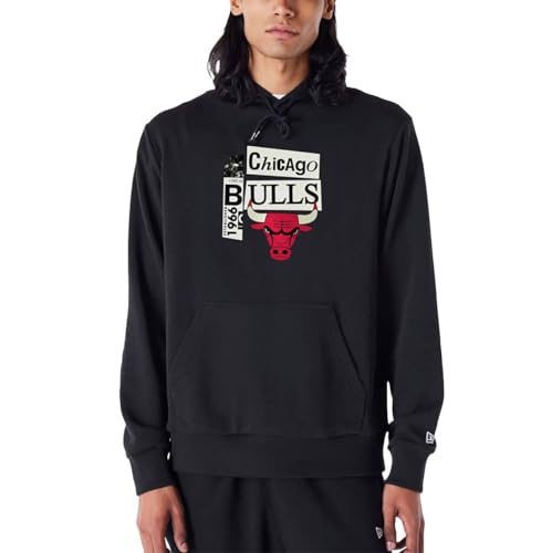 New Era Graphic Chicago Bulls Hoodie Herren Kapuzenpullover schwarz M von New Era