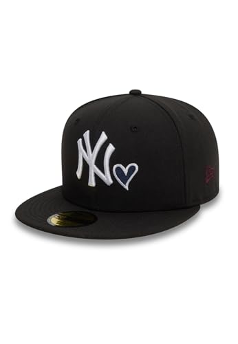 New Era Heart 59Fifty Cap NY Yankees Schwarz, Size:7 3/8 von New Era