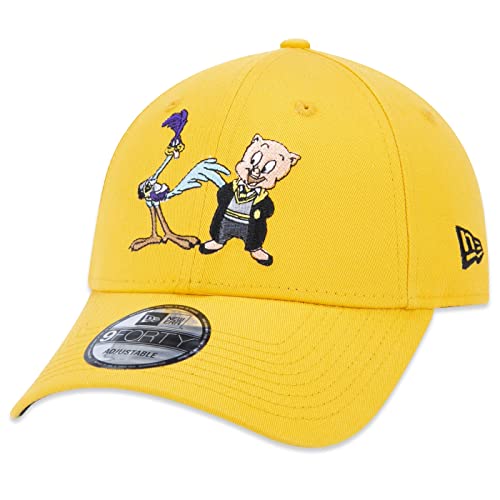 New Era Herren 940 Warner Bros Wb 100Th Looney Tunes Mashups 9Forty Baseball Cap Dunkelgelb, dunkelgelb, Einheitsgröße von New Era