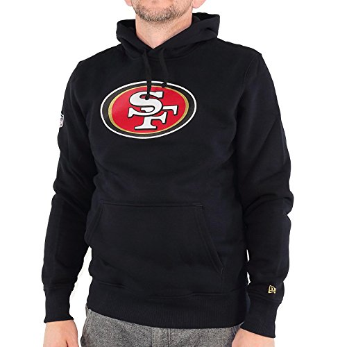New Era Herren Kapuzenpullover NFL Team Logo PO Hoodie San Francisco 49ERS, Black, M, 11073754 von New Era