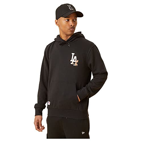 New Era Herren Los Angeles Dodgers Kapuzenpullover, Blkmrg, XL von New Era