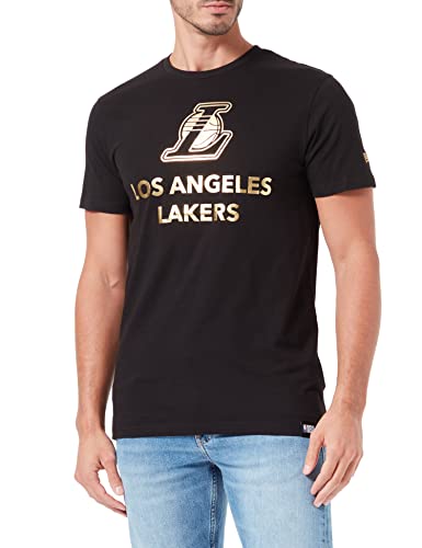 New Era Herren Los Angeles Lakers T-Shirt, Blkgld, XXL von New Era