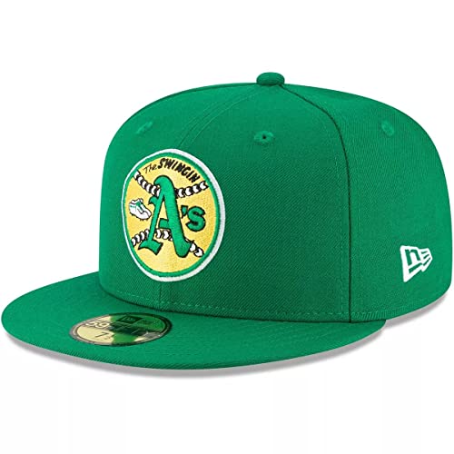 New Era Herren Mlb Cooperstown 59fifty, Oakland Athletics Green Cooperstown, 63 EU von New Era