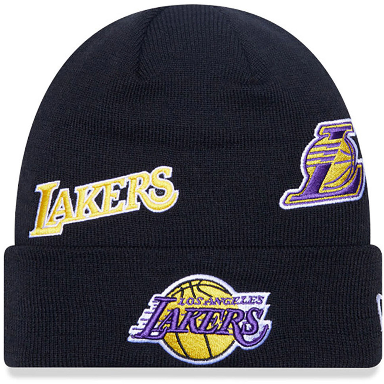 New Era Herren Mütze MULTI PATCH BEANIE LA LAKERS von New Era