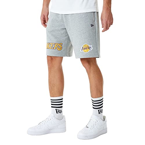 New Era Herren NBA Team Logo Shorts Loslak Hgragd Kurze Hose, Grau (Grey med), L von New Era