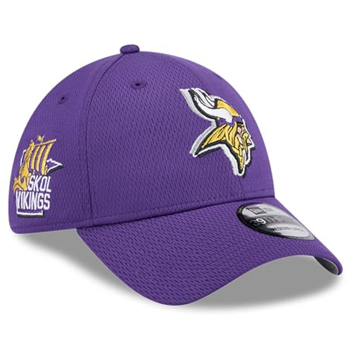 New Era Herren NFL 2024 NFL Draft 39Thirty Flex Hat, Minnesota Vikings, Violett, S/M von New Era