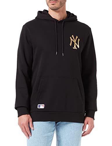 New Era Herren New York Yankees Kapuzenpullover, Blkgld, S von New Era