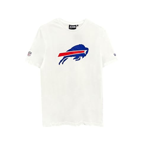 New Era Herren T-Shirt NFL Buffalo Bills Logo weiß (DE/NL/SE/PL, Alphanumerisch, L, Regular, Regular) von New Era