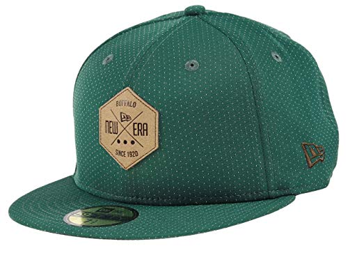 New Era Hex Patch Dark Green 59Fifty Basecap - 7 5/8-61cm (XL) von New Era