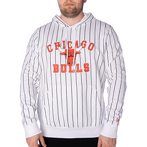 New Era Hoodie - NFL MBA MLB - Kapuzenpullover - Football Basketball Baseball - Limited Edition (Chicago Bulls Weiß, 4XL) von New Era