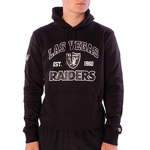 New Era Hoodie - NFL MBA MLB - Kapuzenpullover - Football Basketball Baseball - Limited Edition (Las Vegas Raiders Black, M, m) von New Era