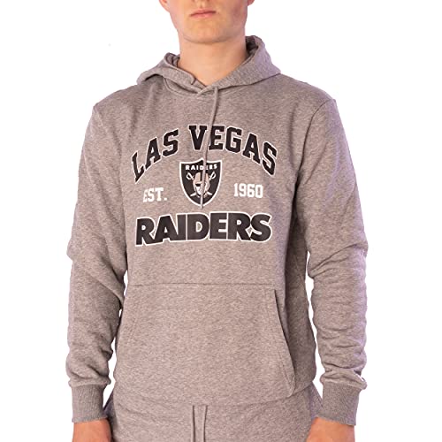 New Era Hoodie - NFL MBA MLB - Kapuzenpullover - Football Basketball Baseball - Limited Edition (Las Vegas Raiders Light/Grey, L, l) von New Era