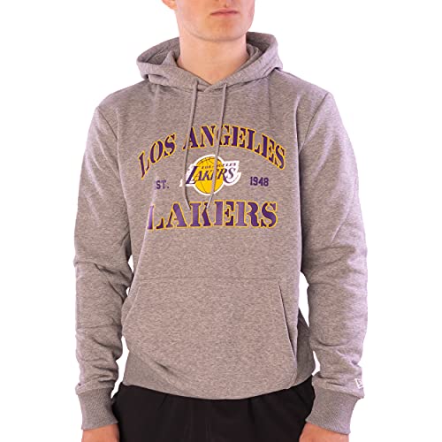 New Era Hoodie - NFL MBA MLB - Kapuzenpullover - Football Basketball Baseball - Limited Edition (Los Angeles Lakers Light/Grey, 3XL, 3X_l) von New Era