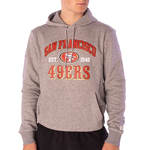 New Era Hoodie - NFL MBA MLB - Kapuzenpullover - Football Basketball Baseball - Limited Edition (San Francisco 49ers Light/Grey, S, s) von New Era