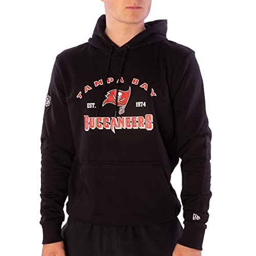 New Era Hoodie - NFL MBA MLB - Kapuzenpullover - Football Basketball Baseball - Limited Edition (Tampa Bay Buccaneers Black, S, s) von New Era