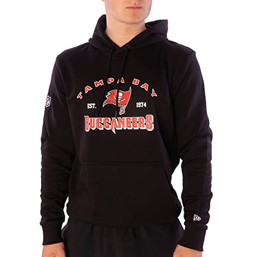 New Era Hoodie - NFL MBA MLB - Kapuzenpullover - Football Basketball Baseball - Limited Edition (Tampa Bay Buccaneers Black, XL, x_l) von New Era