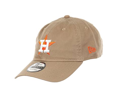 New Era Houston Astros MLB Team Khaki 9Twenty Unstructured Strapback Cap - One-Size von New Era