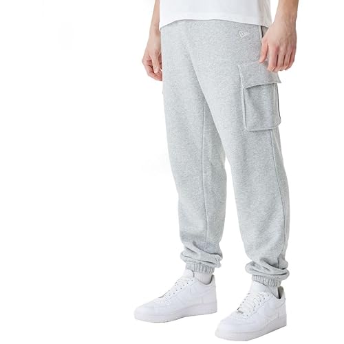 New Era Jogger Cargo Sweatpants - Heather Grey - S von New Era