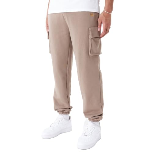 New Era Jogger Cargo Sweatpants - ash Brown - XL von New Era