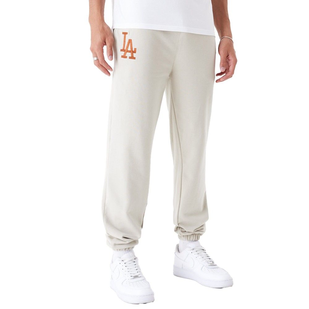 New Era Jogger Sweatpants Los Angeles Dodgers stone von New Era