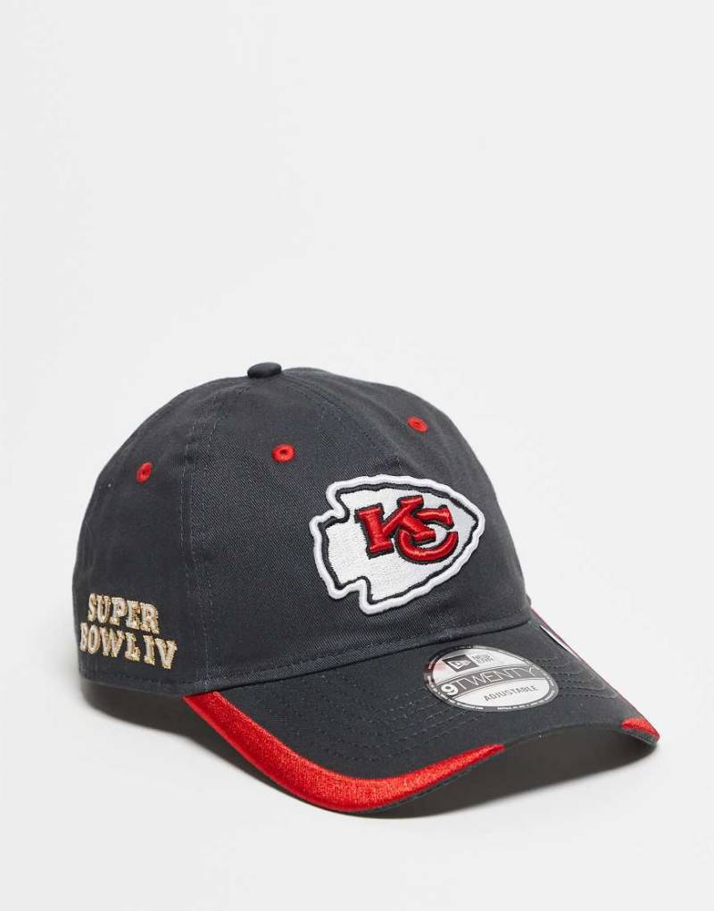 New Era - Kansas City Chiefs 9twenty - Unstrukturierte Kappe in Grau von New Era