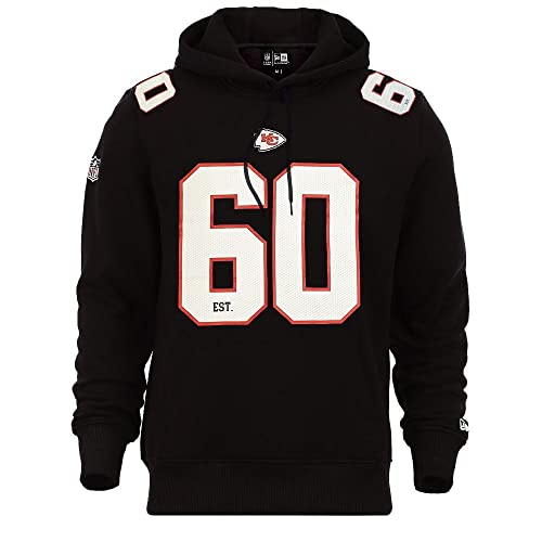 New Era Kansas City Chiefs NFL Established Number Black Hoody - L von New Era
