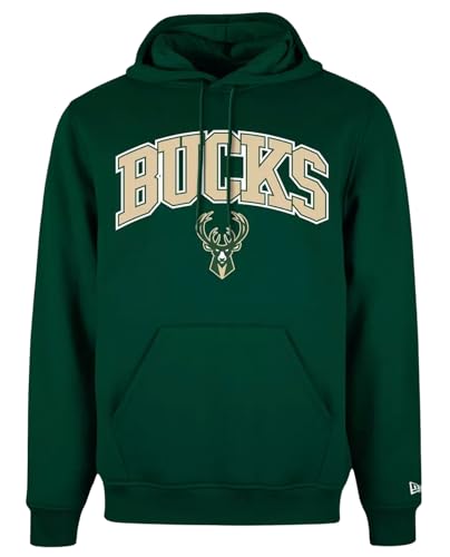 New Era Kapuzenpullover für Erwachsene – NBA Kapuzenpullover mit langen Ärmeln, Grün , XX-Large von New Era
