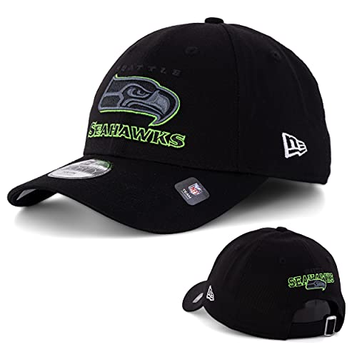 New Era Kids Caps - Kinder Kappe - Kinder Mütze - Baseball Caps - MLB - NFL - NBA - Bulls - Yankees - Seahawks - Patriots - Chiefs (Seattle Seahawks Black/Green, 54-56) von New Era