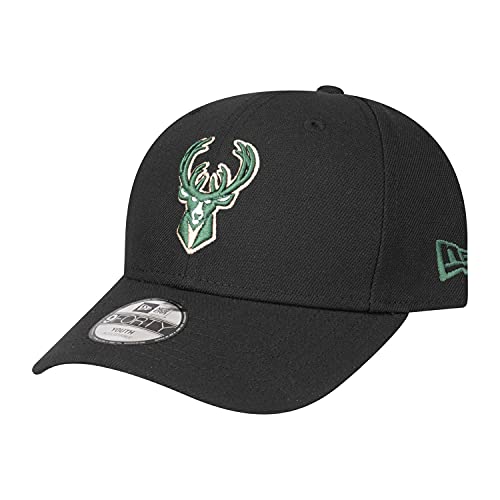 New Era Kinder 9Forty Cap - NBA Milwaukee Bucks schwarz von New Era