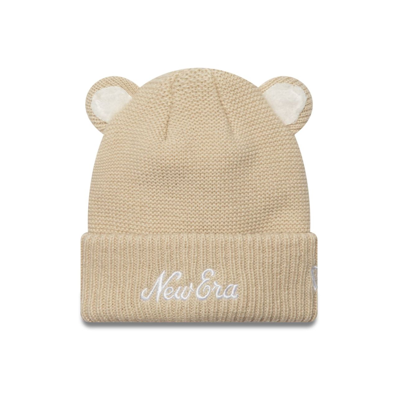 New Era Kinder Beanie Wintermütze - CUTE EARS beige von New Era