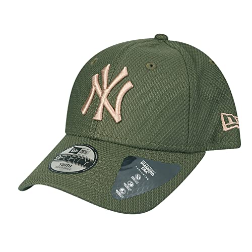 New Era Kinder Cap - Diamond 9FORTY NY Yankees Oliv - Youth von New Era