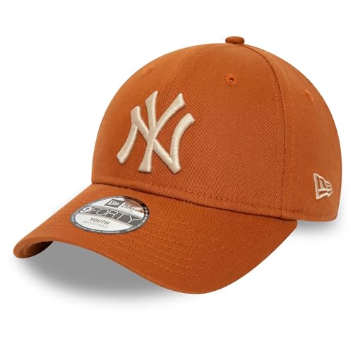 New Era - Kinderkappe Cap Basecap - New York Yankees - MLB Baseball - Junge Mädchen - 9Forty - verstellbar - braun - Youth von New Era