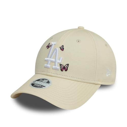 New Era LA Acessoire Los Angeles Dodgers Cap Kappe Frau Mädchen MLB Sommer Schmetterling beige - One-Size von New Era