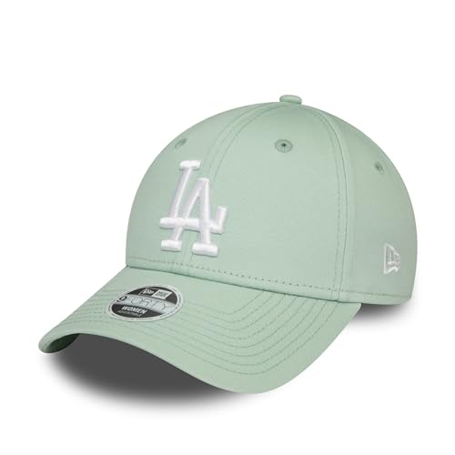 New Era LA Basecap für Frauen Mädchen Los Angeles Dodgers MLB Baseball Strapback gebogener Schirm mintgrün - One-Size von New Era