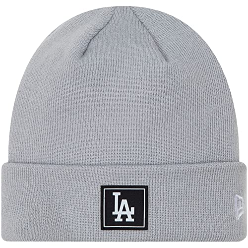 New Era LA Dodgers Team Cuff Warm Winter Beanie Mütze - Grau, grau, Einheitsgröße von New Era