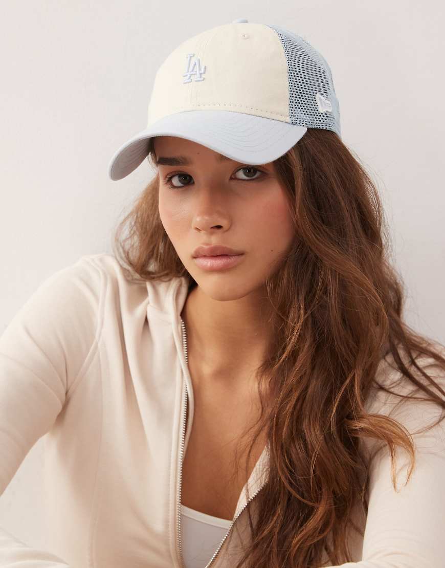 New Era - LA Dodgers - Trucker-Kappe in Blau und weiteren Farben mit Mikro-Logo von New Era