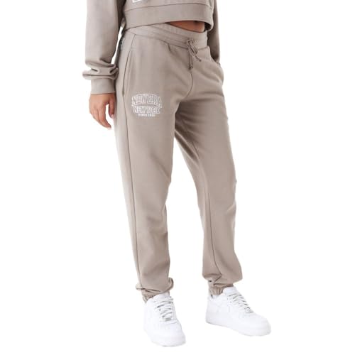 New Era Ladies Jogger Sweatpants ash Brown - S von New Era