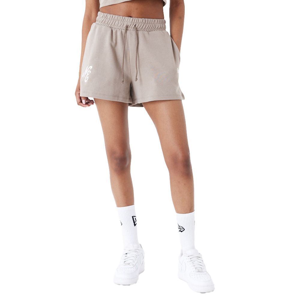 New Era Ladies Sweat Shorts ash brown von New Era