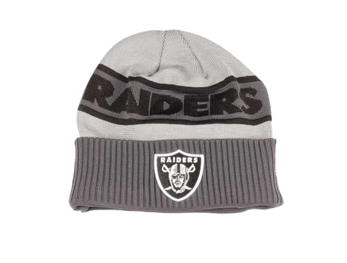 New Era Las Vegas Raiders NFL 2023 Sideline Tech Knit CW Gray Beanie - One-Size von New Era